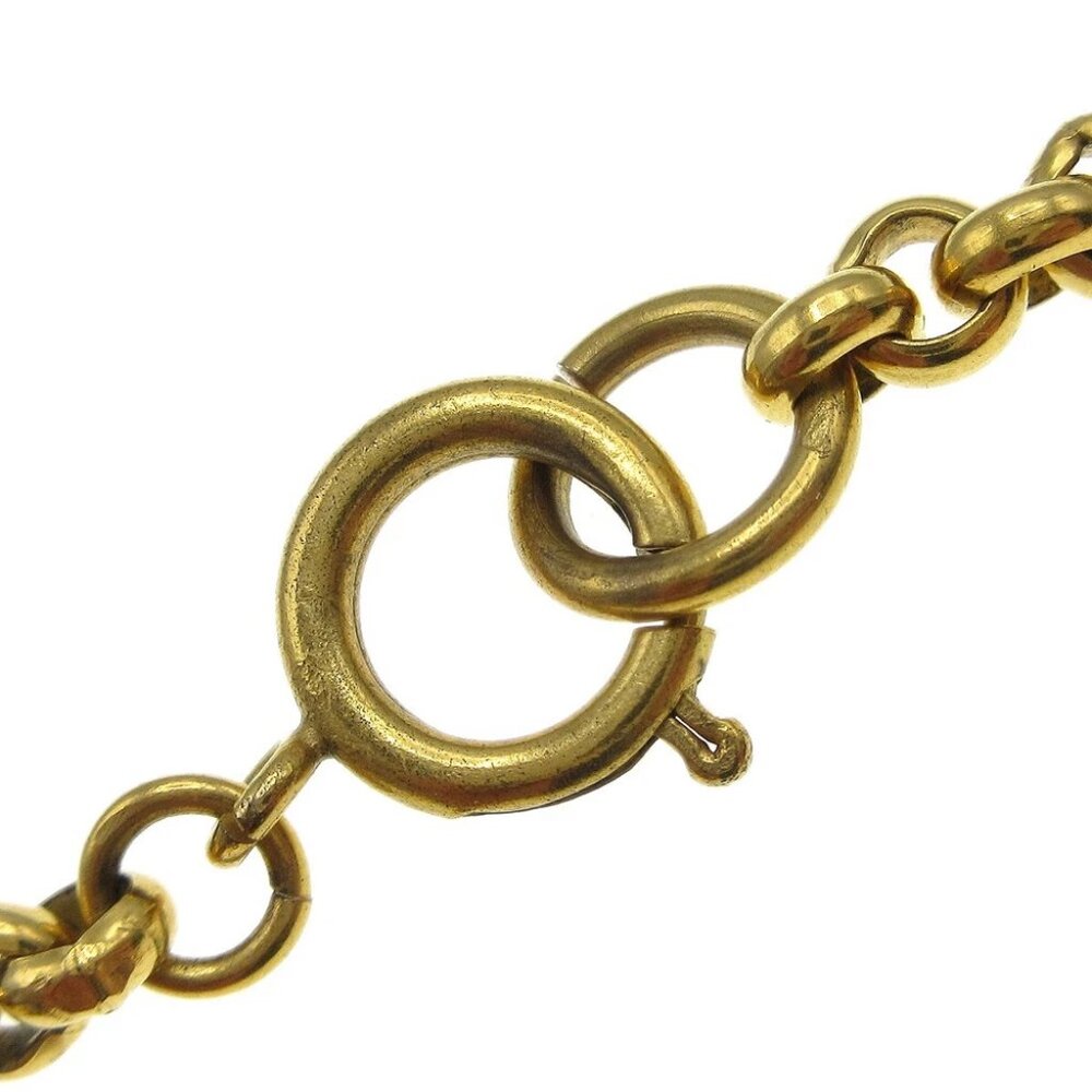 Chanel Heart Chain Pendant Necklace Gold 95P - Picture 5 of 5